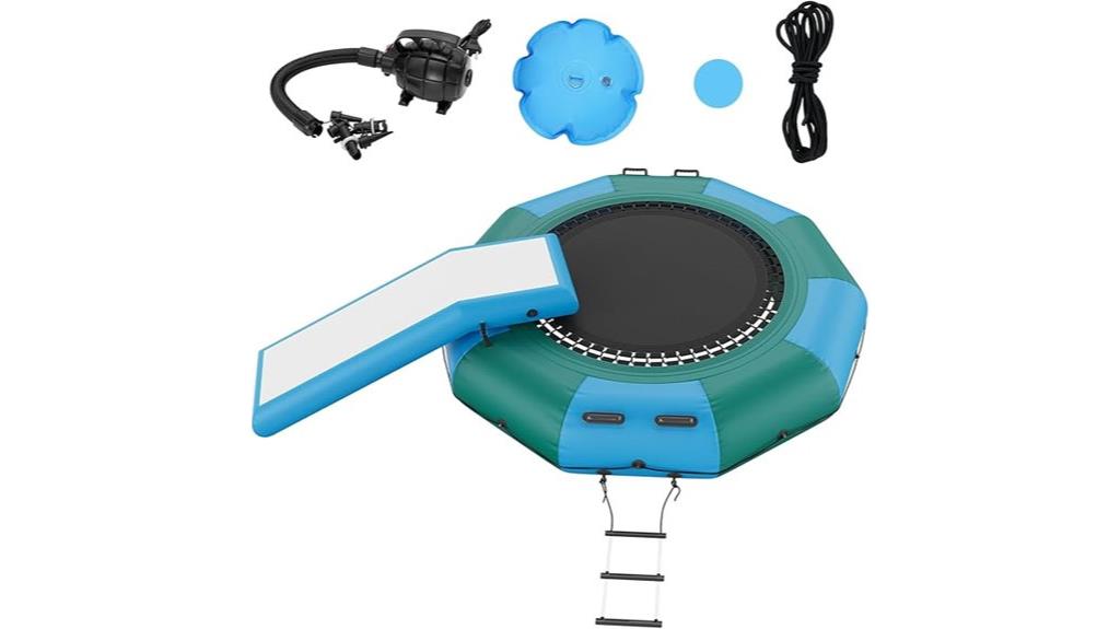 10ft water swim trampoline