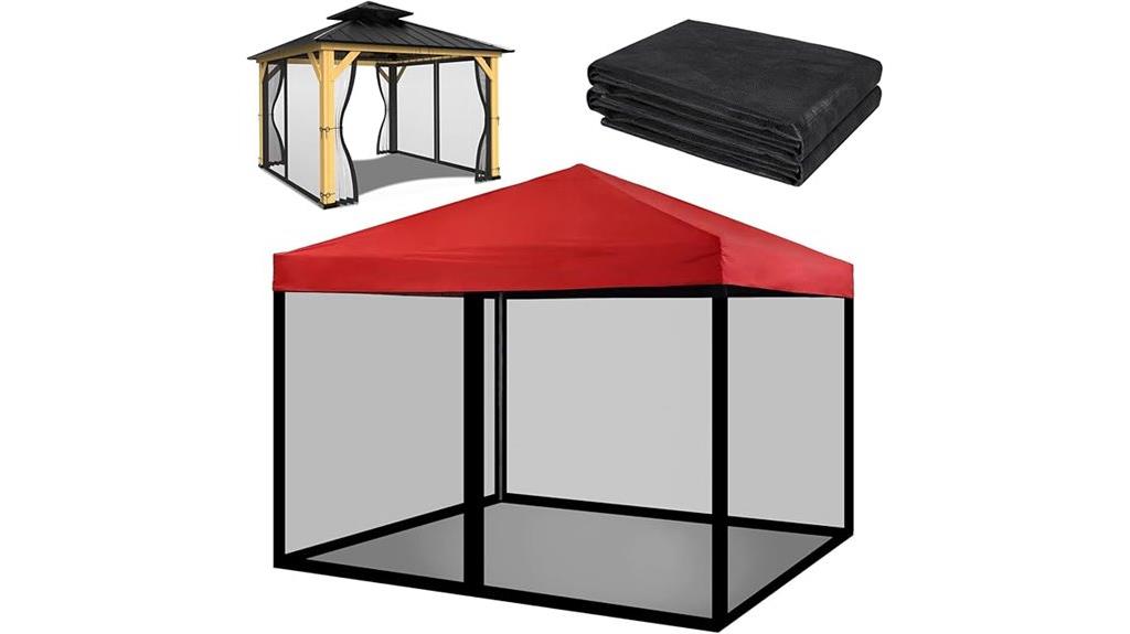 10x10 mosquito net with zipper