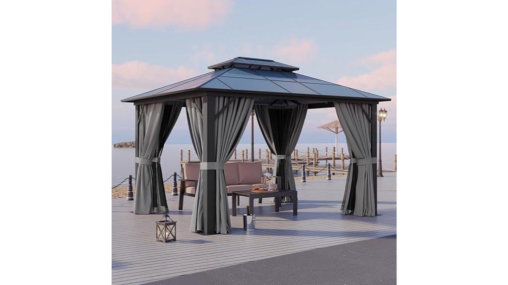 10x12 aluminum gazebo