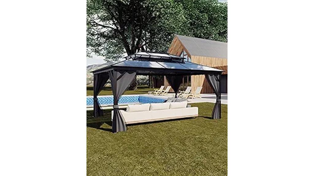 10x12 ft hardtop gazebo
