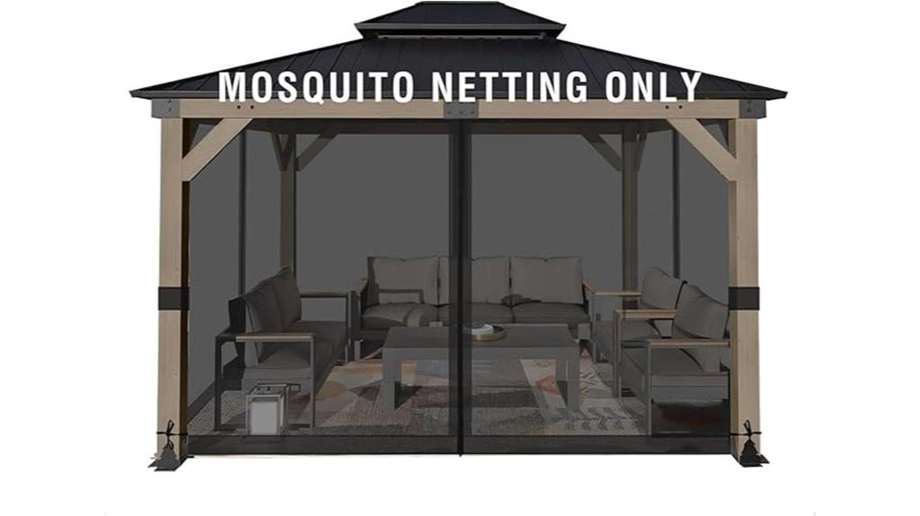10x12 ft mosquito netting