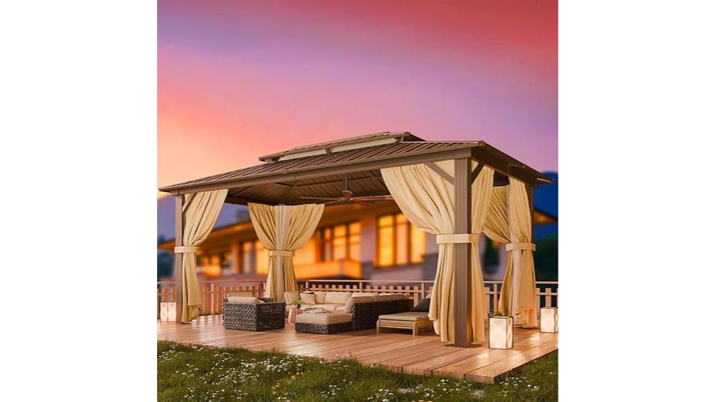 10x15 steel gazebo