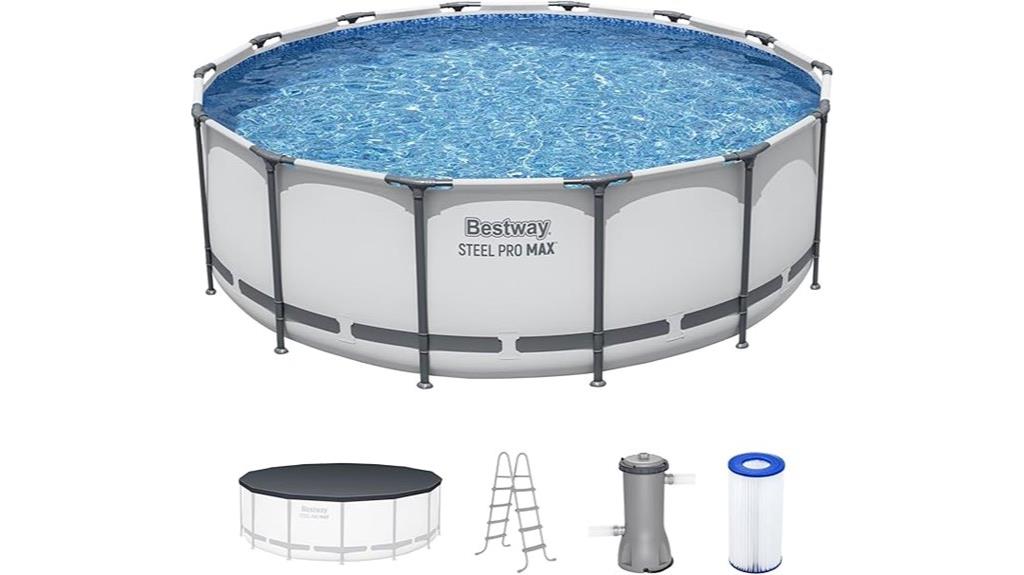 14ft steel pro max pool