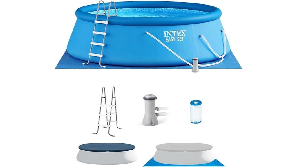 15 foot inflatable pool
