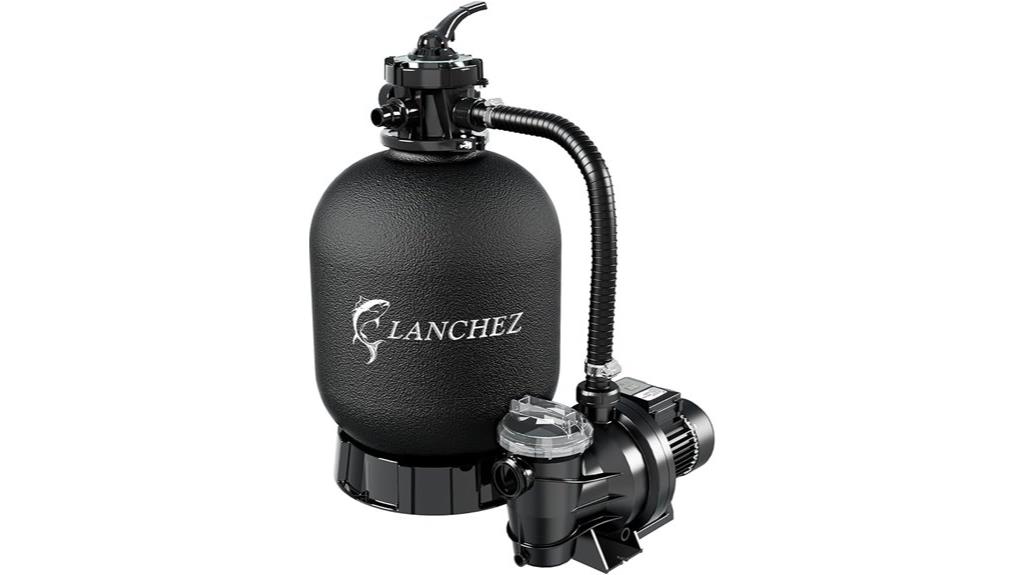 18 inch above ground sand filter