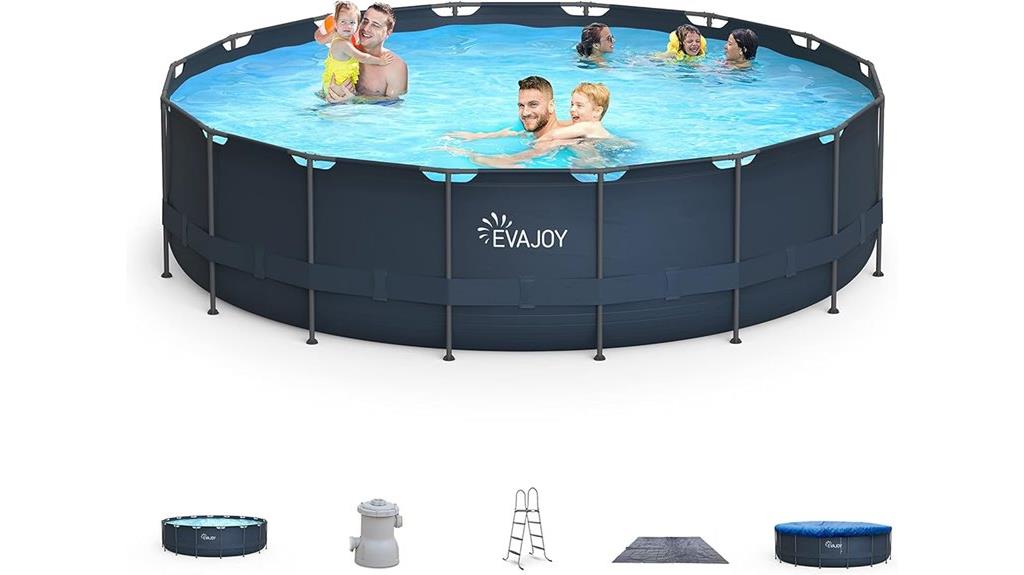 18ft metal frame pool