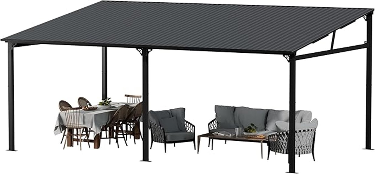 20x12 steel gazebo