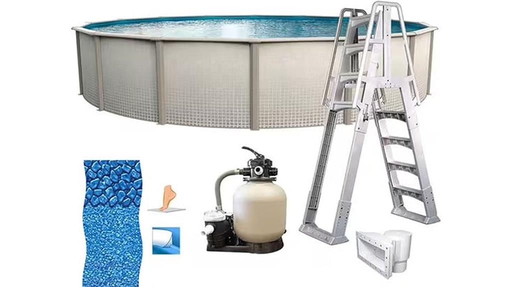 24 foot above ground pool