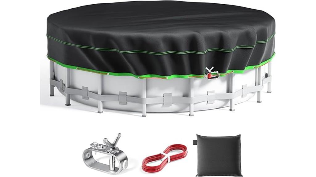 24 foot round solar pool cover
