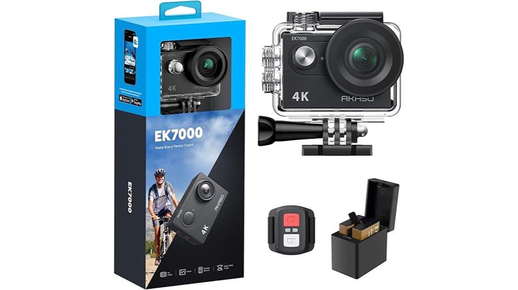 4k waterproof action camera