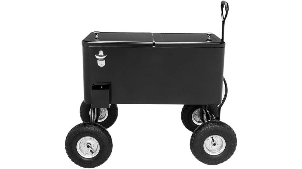 80 quart rolling cooler