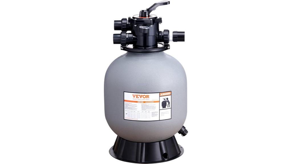 above ground 19 inch sand filter