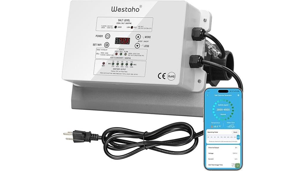 above ground pool chlorine generator