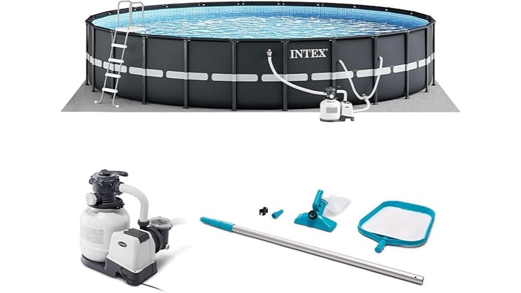 above ground pool set