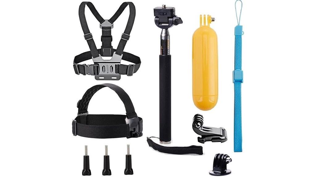 action camera accessories bundle