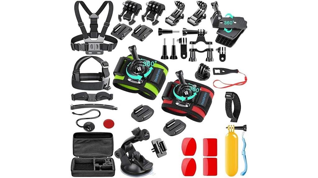 action camera accessory kit