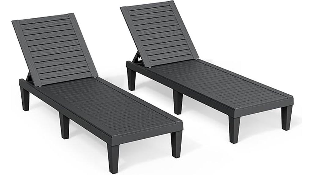 adjustable outdoor lounge chairs