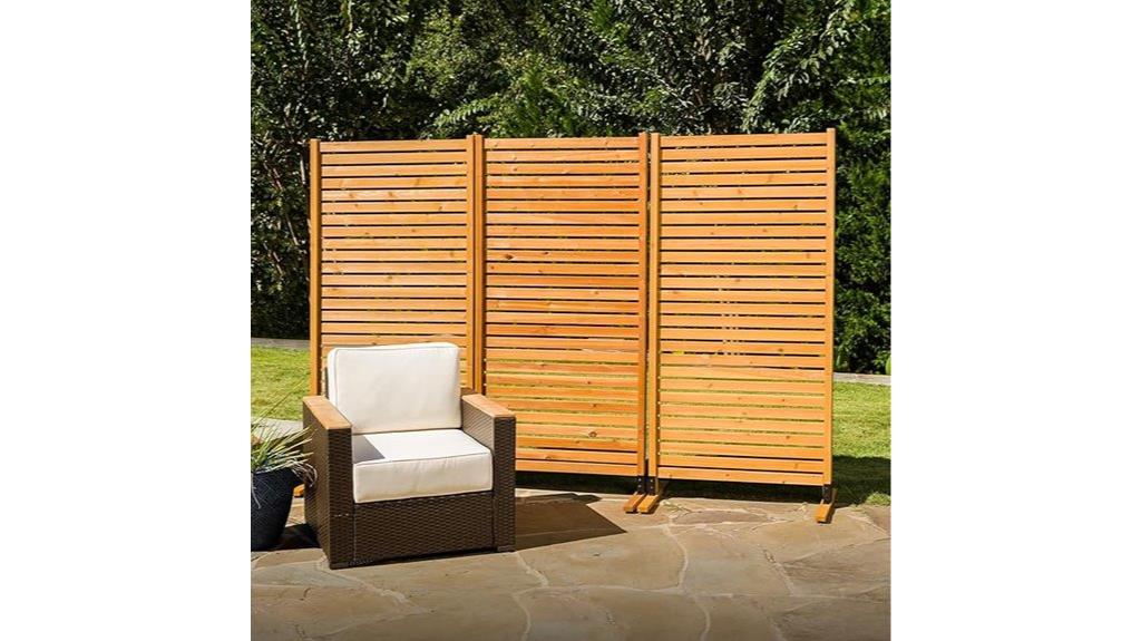 adjustable privacy screen dimensions