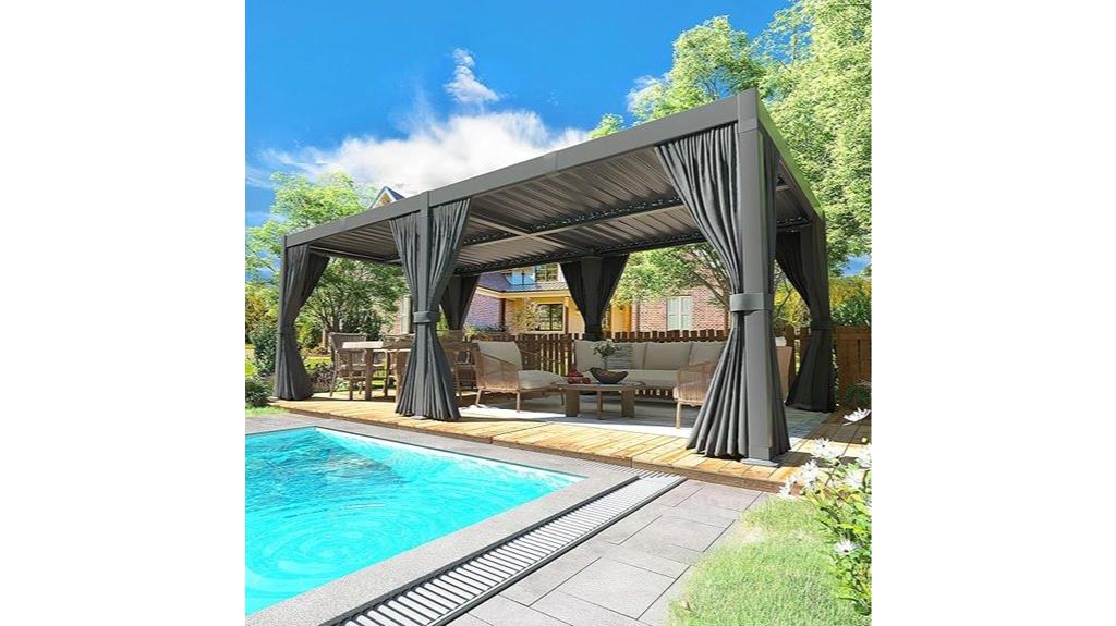 aluminum louvered patio cover