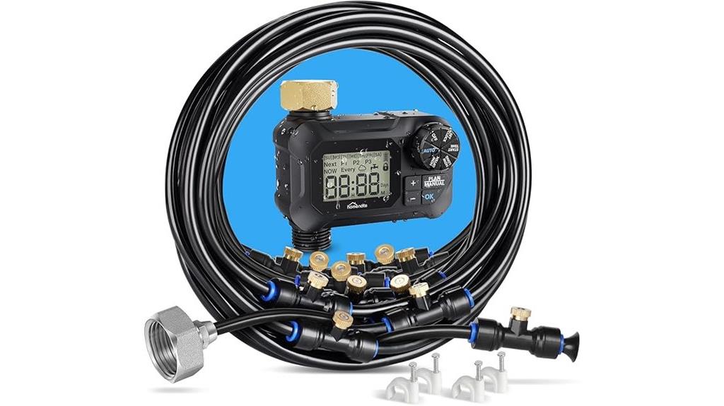 automated mist cooling timer