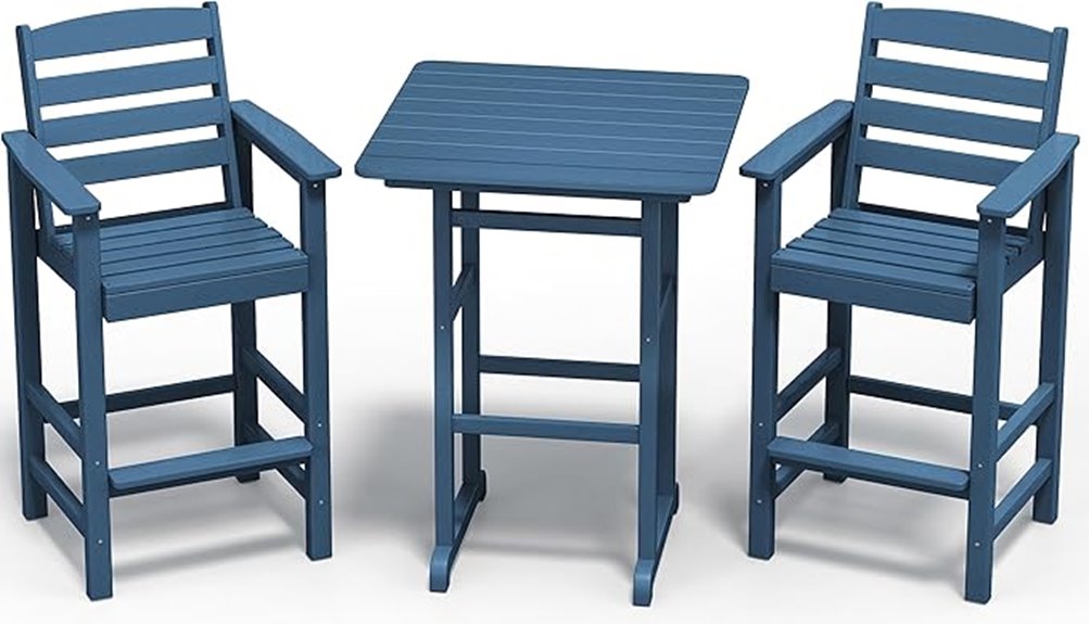 balcony adirondack chair set