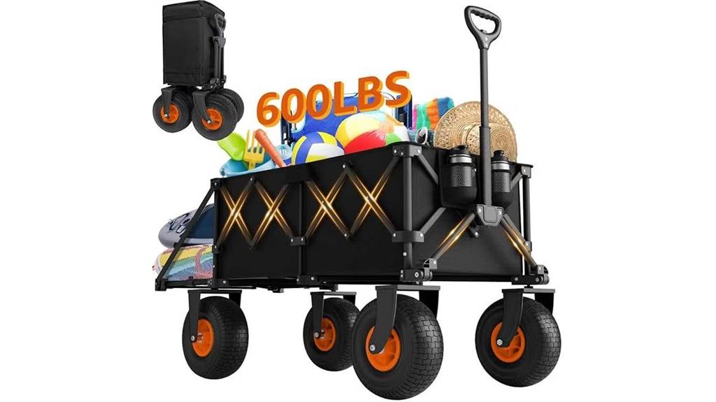 beach wagon with large wheels