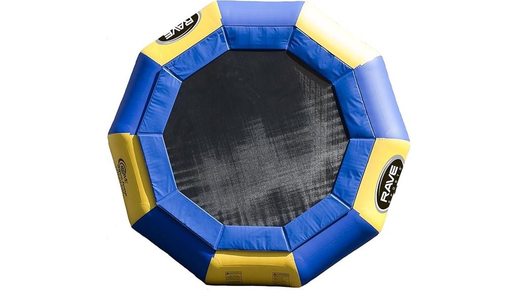 blue 120 inch aqua jump