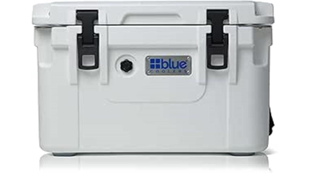 blue 30 quart ice cooler
