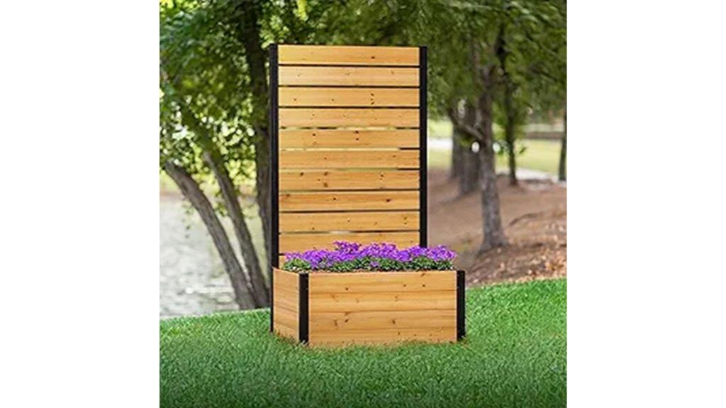 cedar privacy fence screen