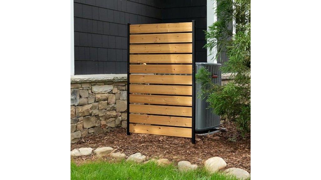 cedar privacy screen panel