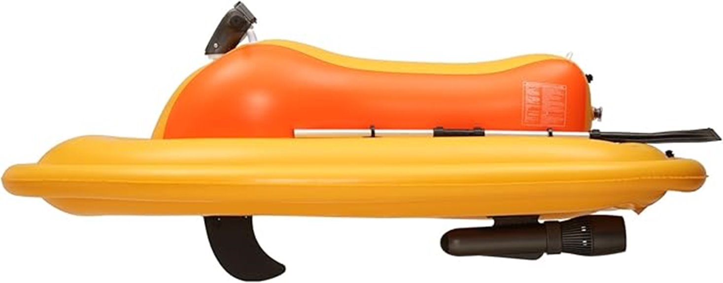 child and adult water scooter
