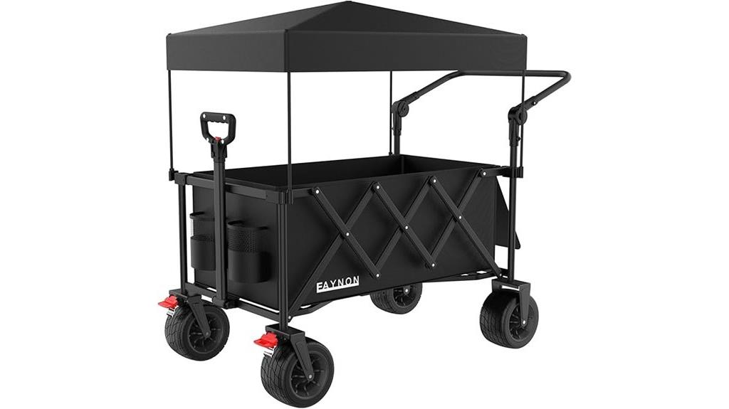 collapsible wagon 300lbs capacity