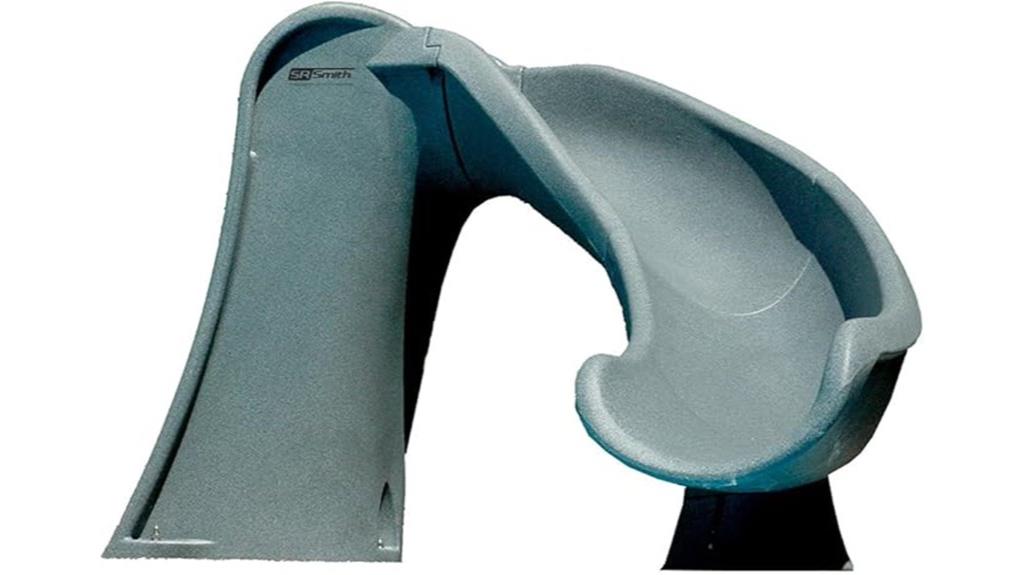 cyclone pool slide gray
