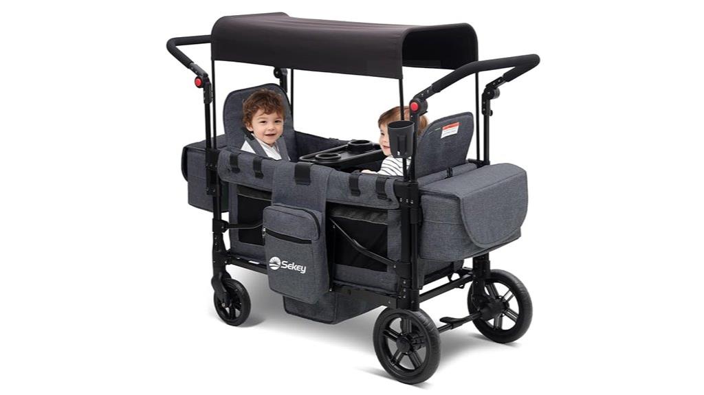 double child wagon stroller