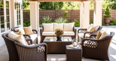durable stylish wicker sets