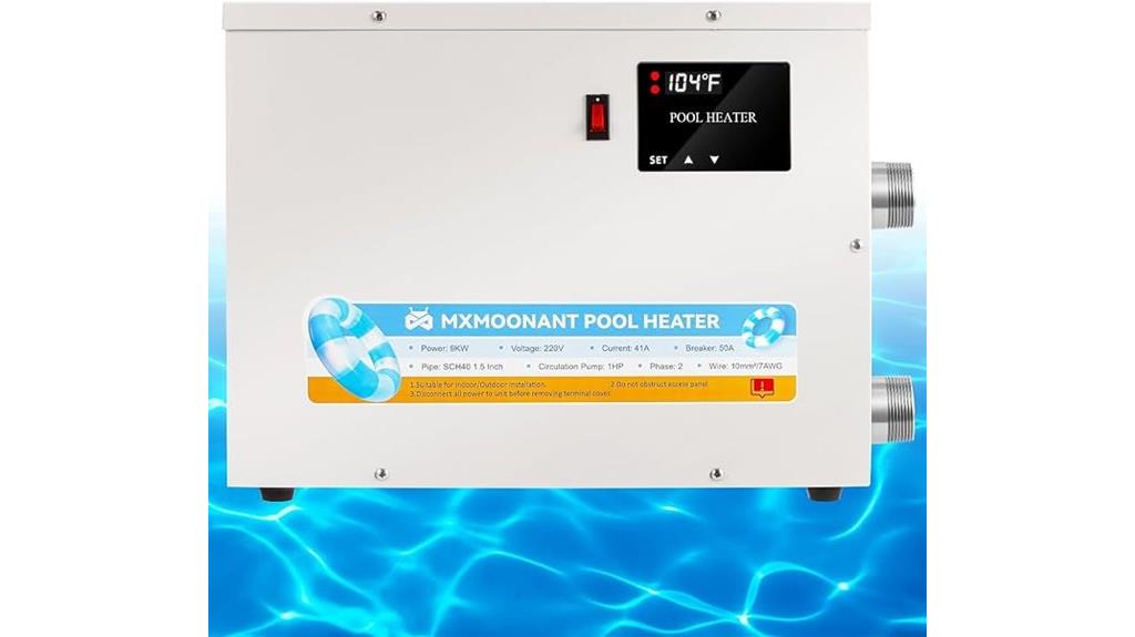 electric 5 5kw pool heater