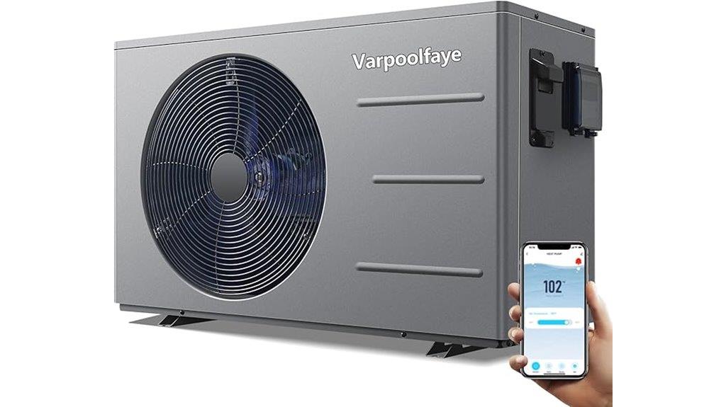 electric pool heater capacity