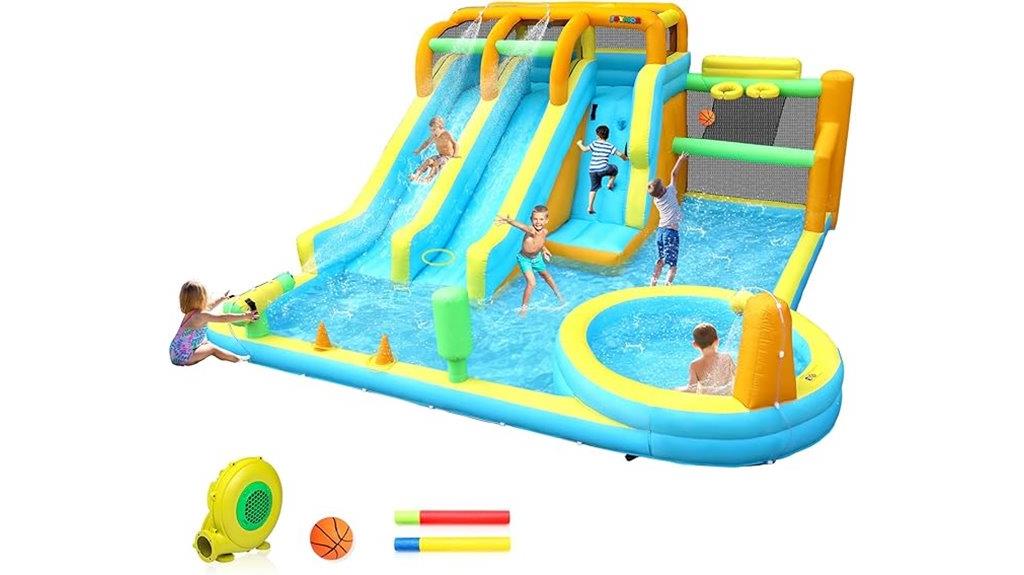 eleven in one water slide