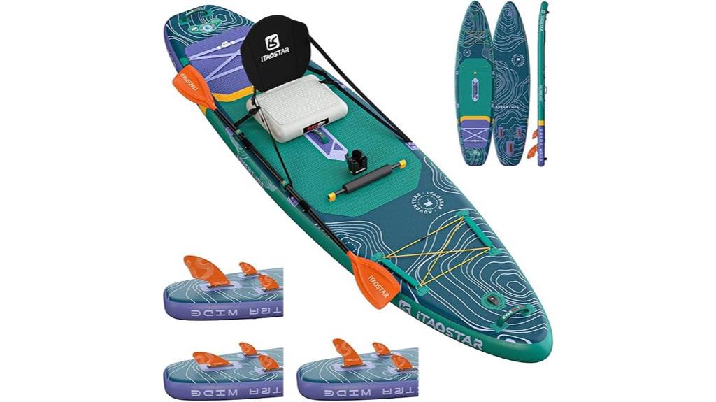 extra wide paddle board