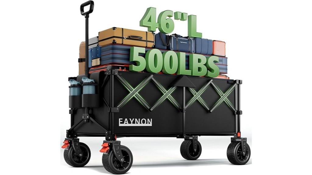 foldable wagon 500lb capacity