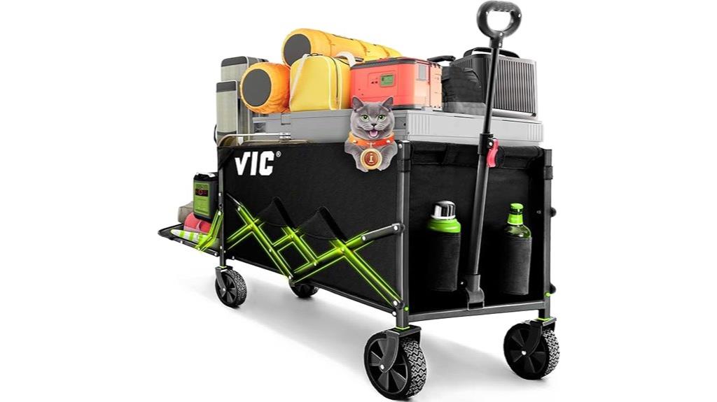 foldable wagon with extender