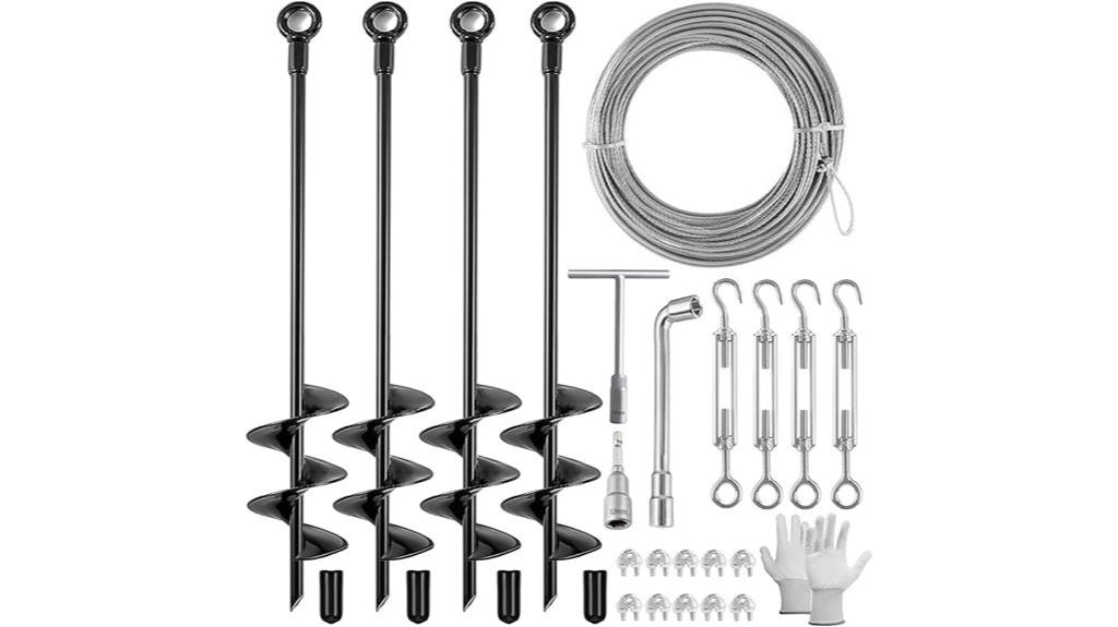 four pack anchor kit