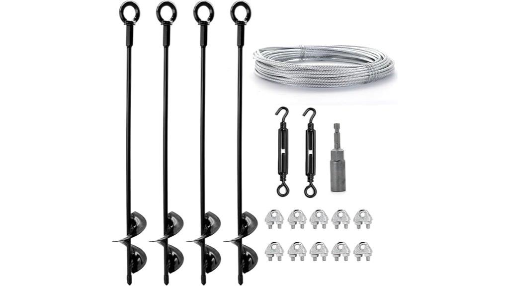 four pack shed anchors