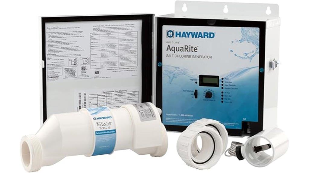 hayward salt chlorination system