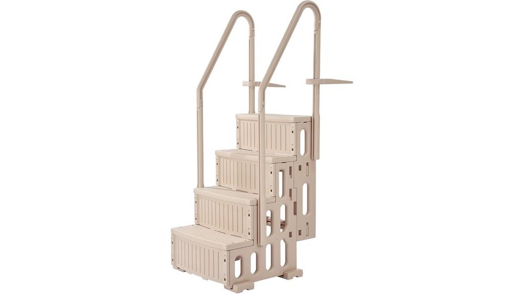 heavy duty 4 step pool ladder
