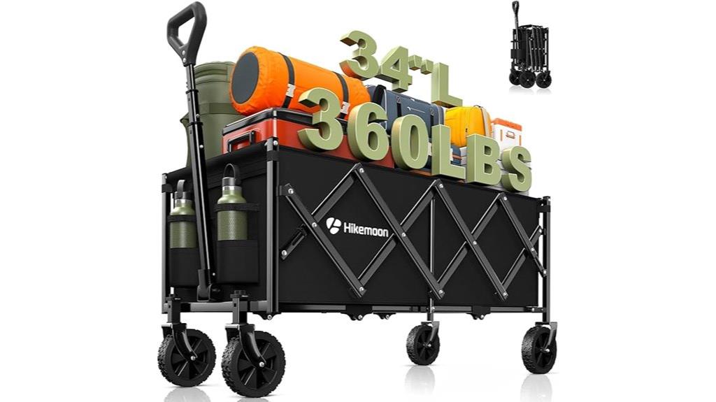 heavy duty collapsible utility cart