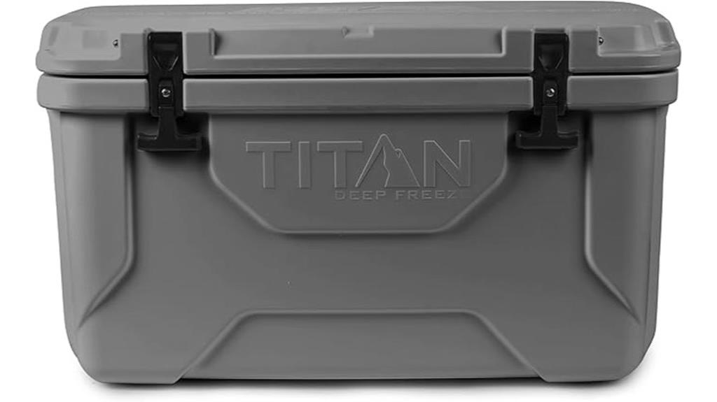 heavy duty cooler with antimicrobial deep freeze