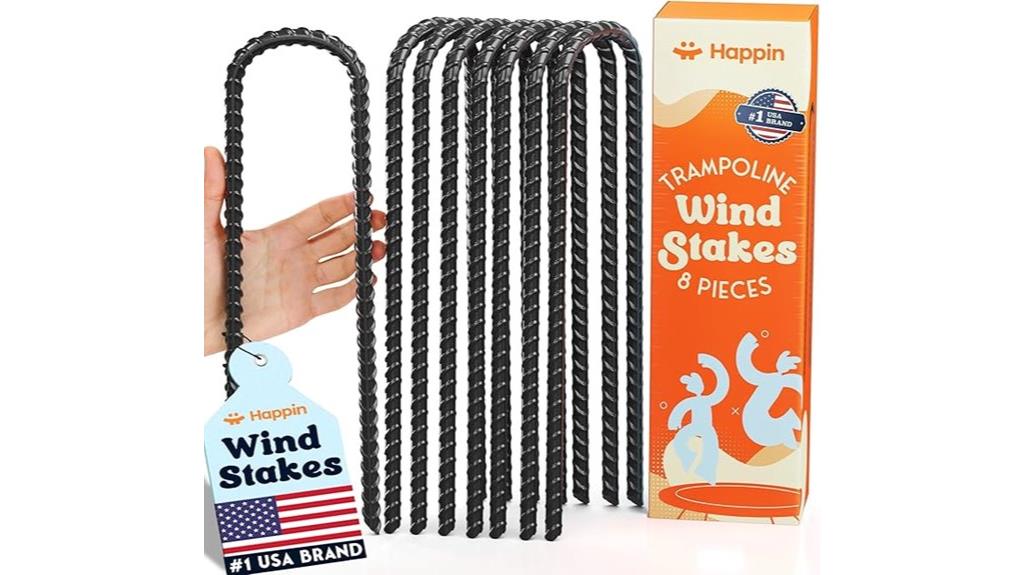 heavy duty galvanized trampoline anchors
