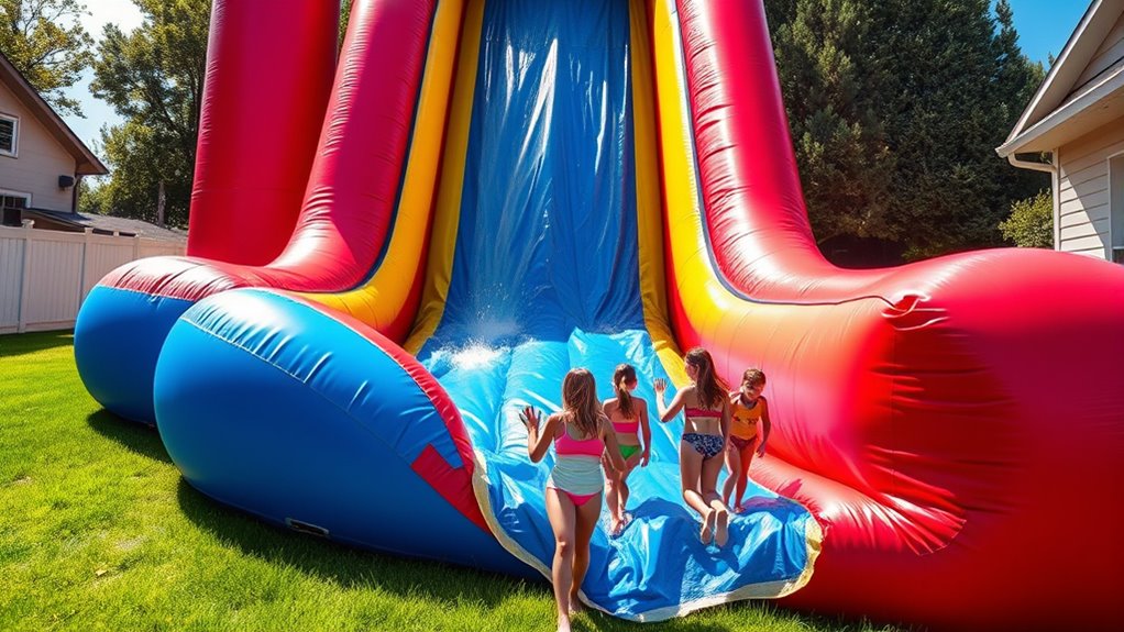 heavy duty inflatable water slide selection
