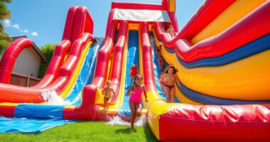 heavy duty inflatable water slides